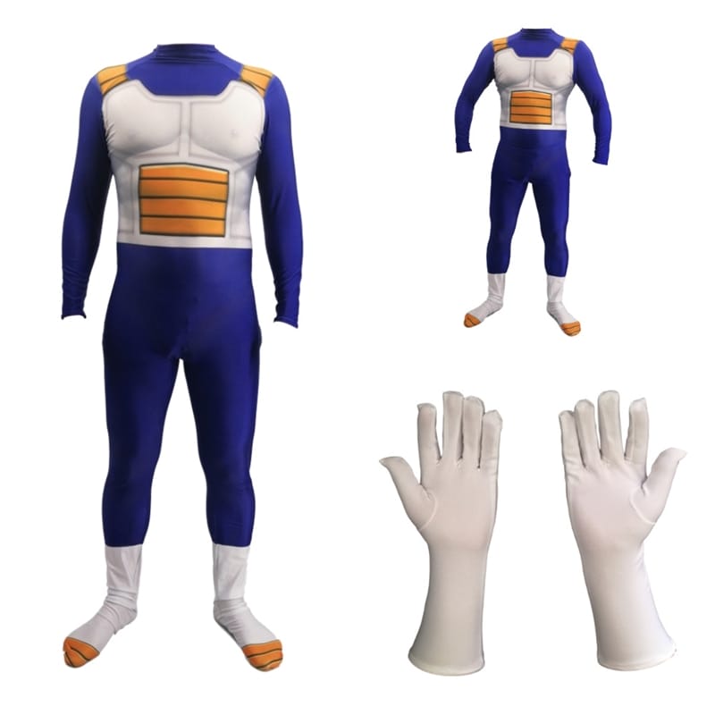 Dragon Ball Super Saiyan Vegeta Halloween Cosplay Costume Ghibli