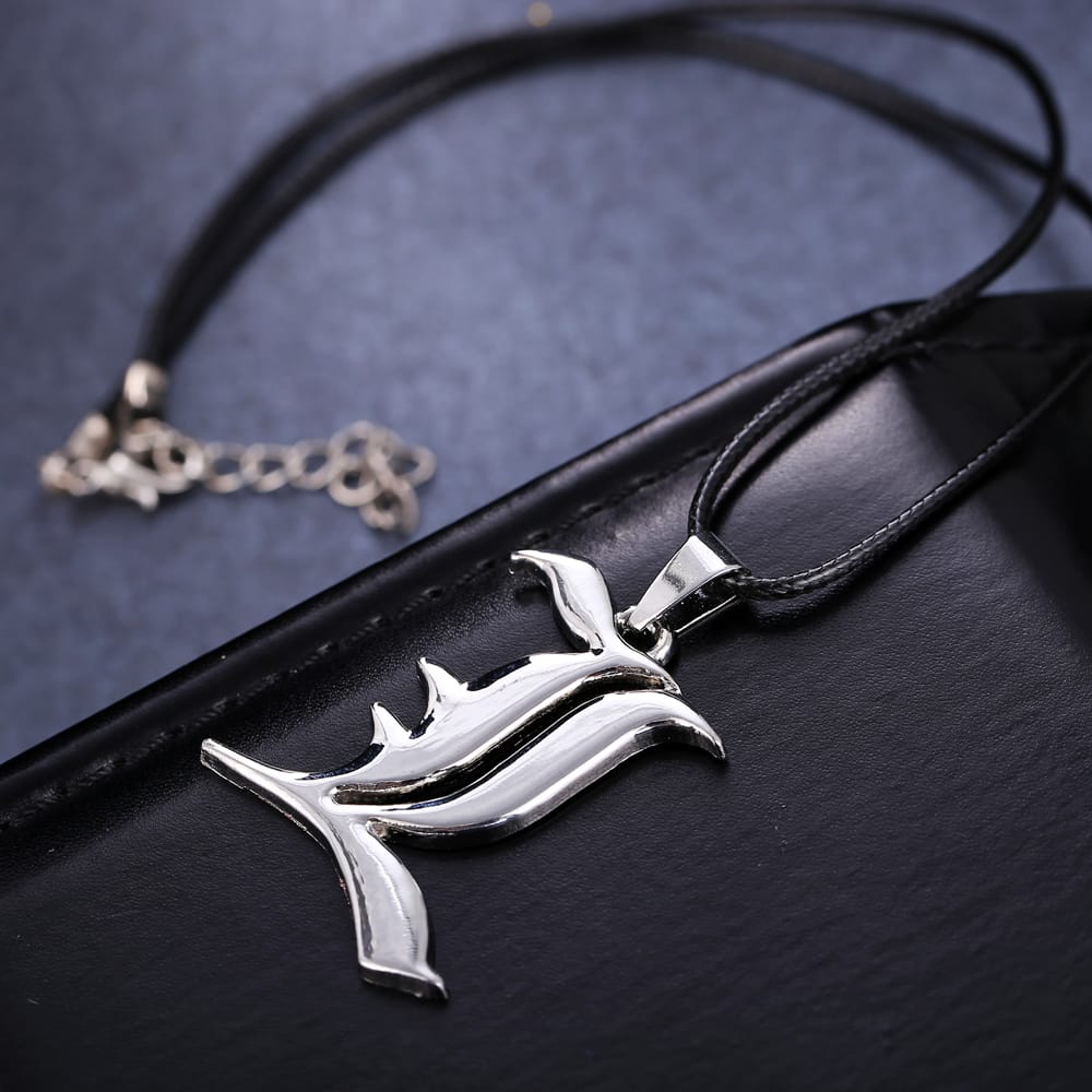 Death Note L Logo Pendant Necklace - Ghibli Store