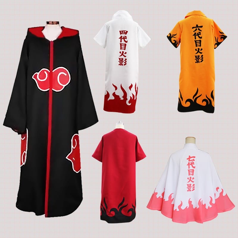Naruto Cosplay Costume Uniform Cloak 6 Styles Ghibli Store