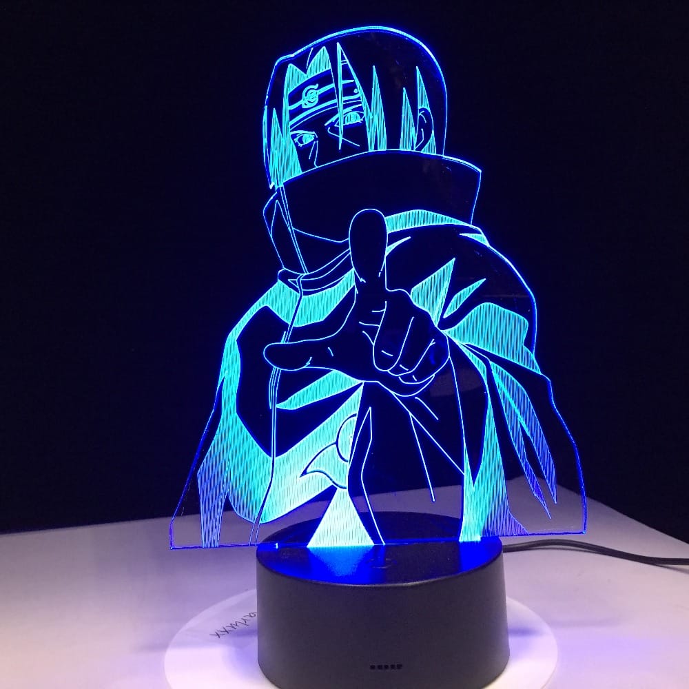 itachi uchiha led light wall