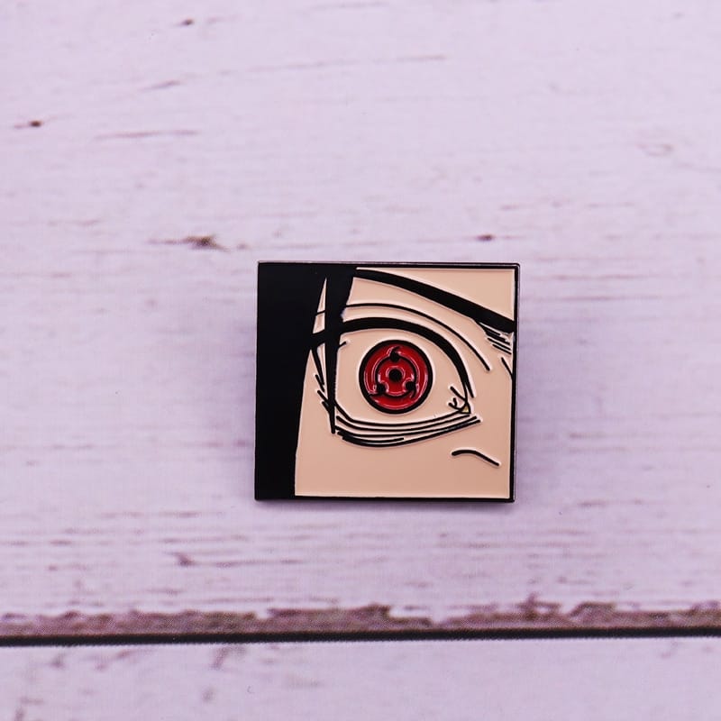 Uchiha Sasuke Sharingan Eye Badge Pins