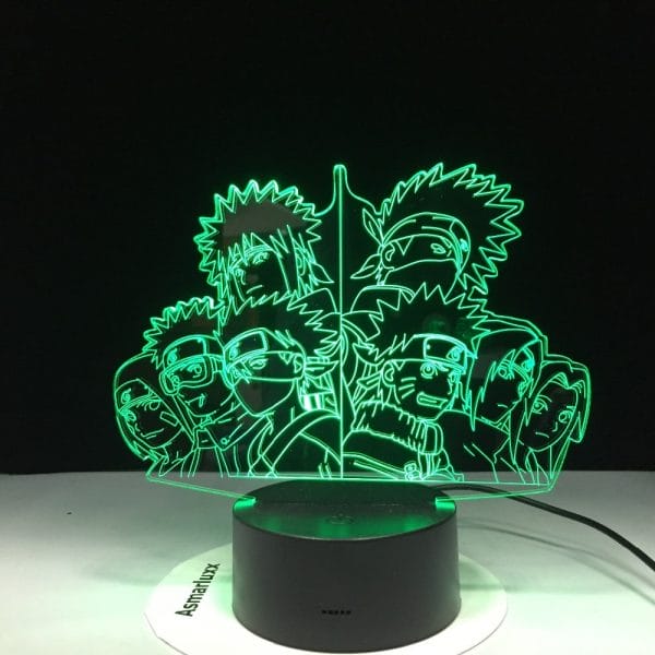 Naruto Team 3D Led Night Light 7 Colors Changing Ghibli Store ghibli.store
