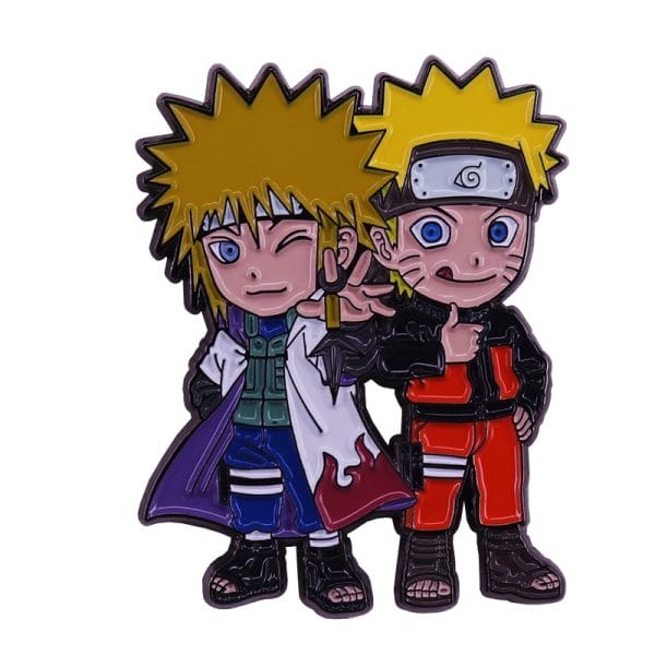 Naruto Konoha and Akatsuki Symbols Badge Pins Set Ghibli Store ghibli.store