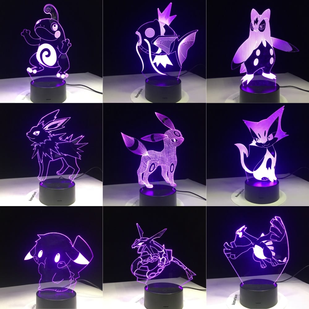 Pokemon 3D LED Night Light 11 Styles