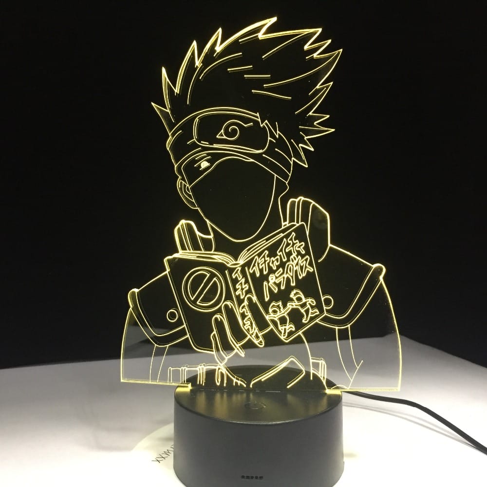 Naruto Hayate Kakashi 3D LED Night Light