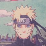 Naruto with The Hokages Wall Poster