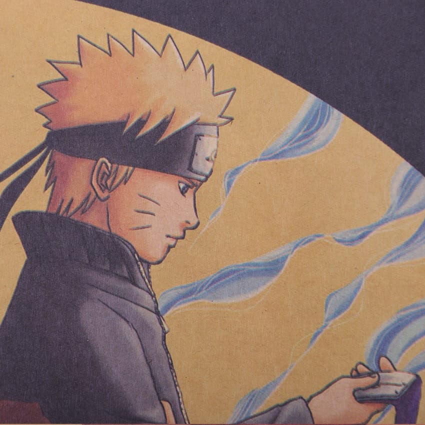 Uzumaki Naruto VS Uchiha Sasuke Wall Poster Ghibli Store ghibli.store