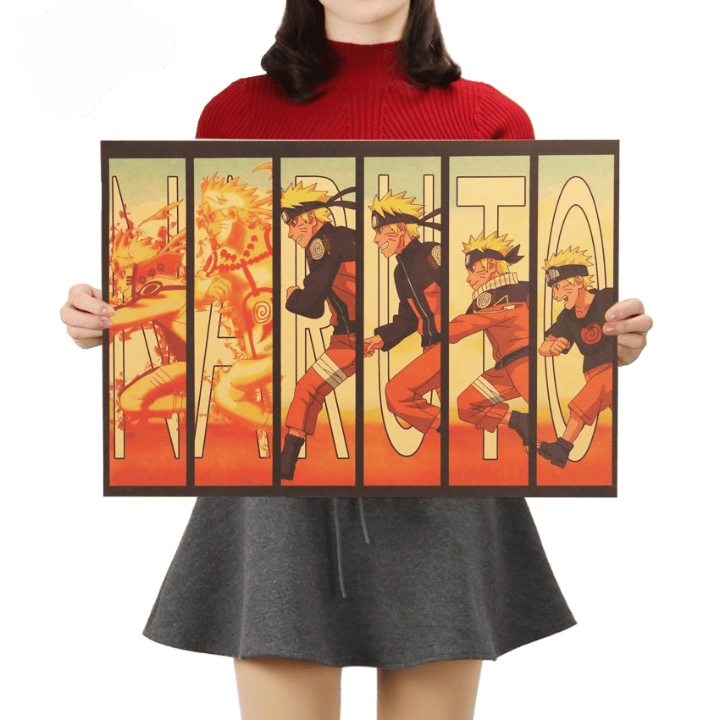 Naruto Vintage Wall Poster
