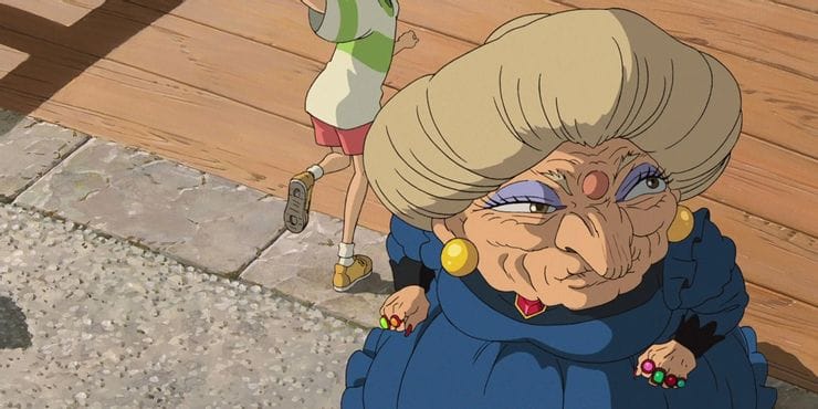 Yubaba from Spirited Away Ghibli