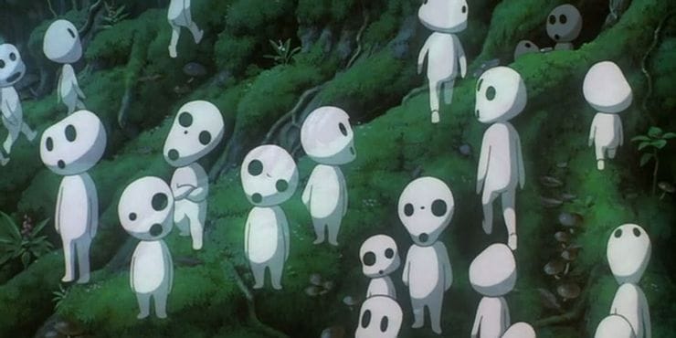 kodama ghibli characters Cropped