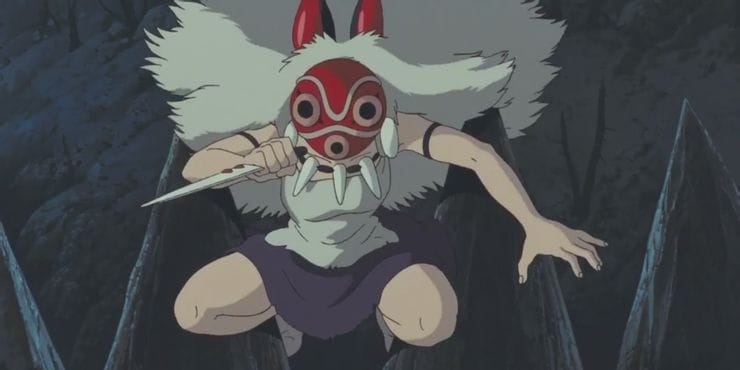 Mask Anime Cosplay Princess Mononoke San