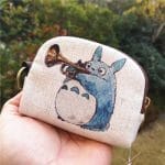 My Neighbor Totoro Canvas Coin Purse Ghibli Store ghibli.store
