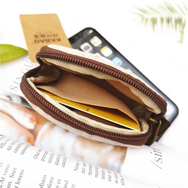ZIBUYU 4pcs Cute Decor Coin Pouch, Mini Wallet Card Bag Coin Canvas Coin  Purse Change Cash Bag Zipper Small Purse Wallets for Women Girls Kids at Rs  484.00 | Fashion Coin Purse |