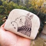 My Neighbor Totoro Canvas Coin Purse Ghibli Store ghibli.store