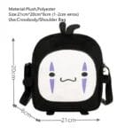 Spirited Away Cute No Face Mini Plush Bag Ghibli Store ghibli.store