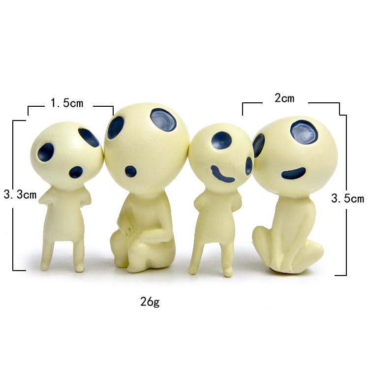 Princess Mononoke Tree Spirits Figure - Ghibli Store