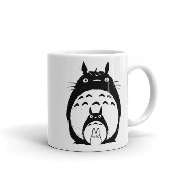 My Neighbor Totoro Black & White Mug Ghibli Store ghibli.store