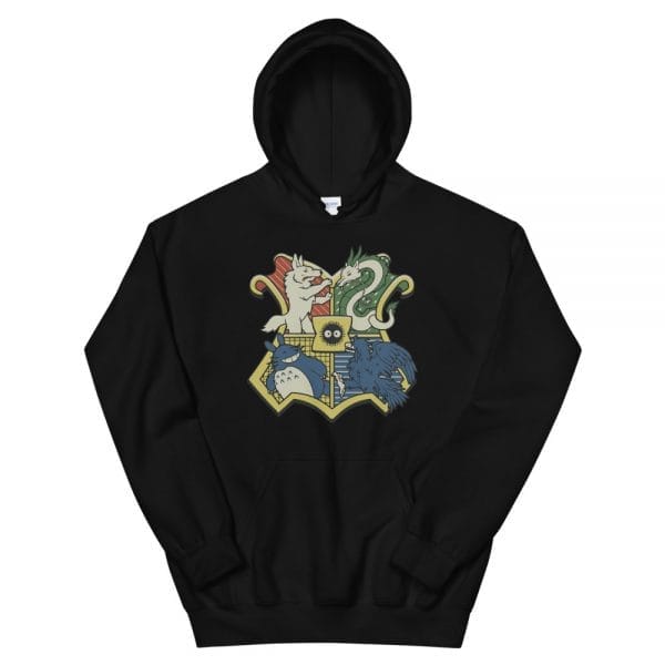 Studio Ghibli Characters As Hogwarts House Hoodie Unisex Ghibli Store ghibli.store