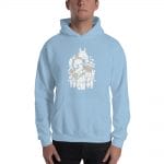 Ghibli Movie Characters Compilation in Black and White Hoodie Unisex Ghibli Store ghibli.store