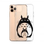 My Neighbor Totoro Black & White iPhone Case Ghibli Store ghibli.store