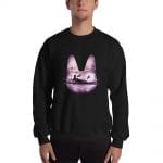 Kiki’s Delivery Service – Purple Jiji Sweatshirt Unisex Ghibli Store ghibli.store