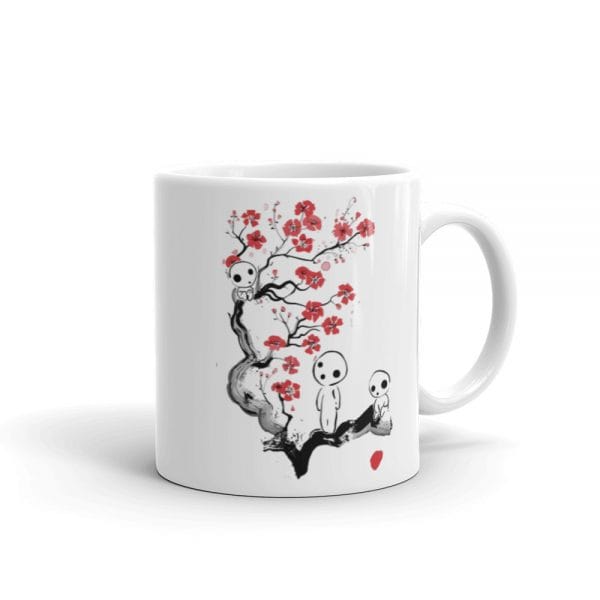 Princess Mononoke – Tree Spirits on the Cherry Blossom Coffee Mug Ghibli Store ghibli.store