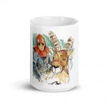 Princess Mononoke – Ashitaka Water Color Mug Ghibli Store ghibli.store