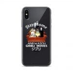 Stay Home and Watch Ghibli Movie iPhone Case Ghibli Store ghibli.store
