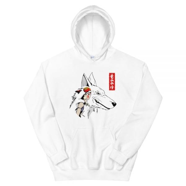 Princess Mononoke – San and The Wolf Hoodie Unisex Ghibli Store ghibli.store