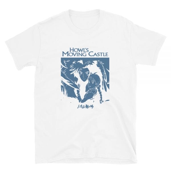 Howl’s Moving Castle Black & White T Shirt Unisex Ghibli Store ghibli.store