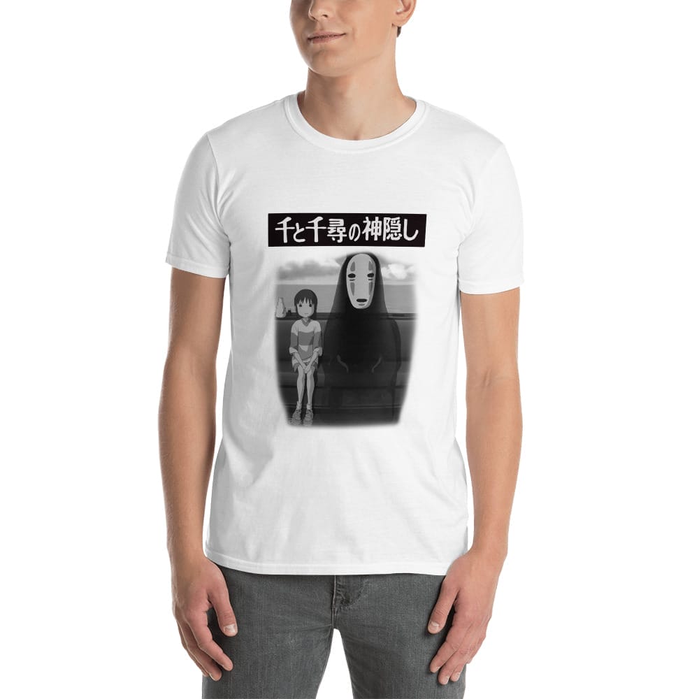 Spirited Away - Chihiro and No Face on the Train T Shirt Spirited Away - Chihiro and No Face on the Train T Shirt