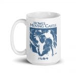 Howl’s Moving Castle Black & White Mug Ghibli Store ghibli.store