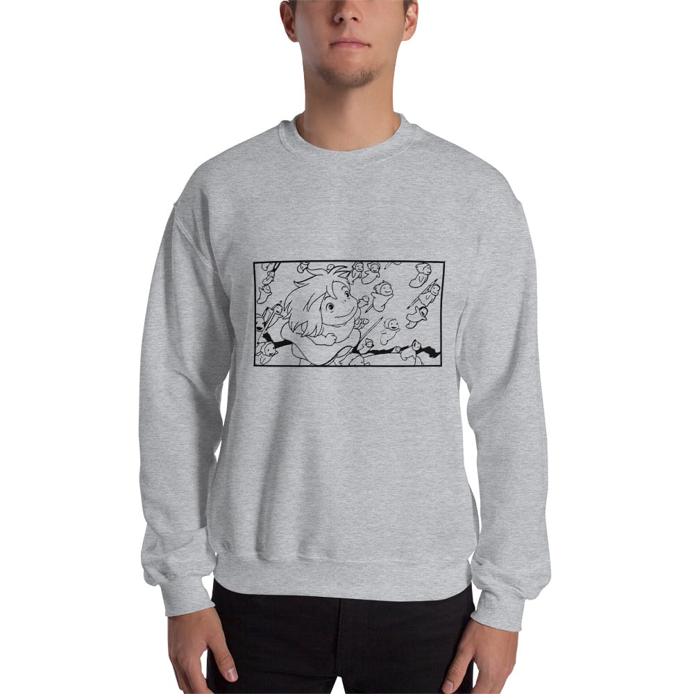 Ponyo - Freedom Sketch Unisex Sweatshirt - Ghibli Store