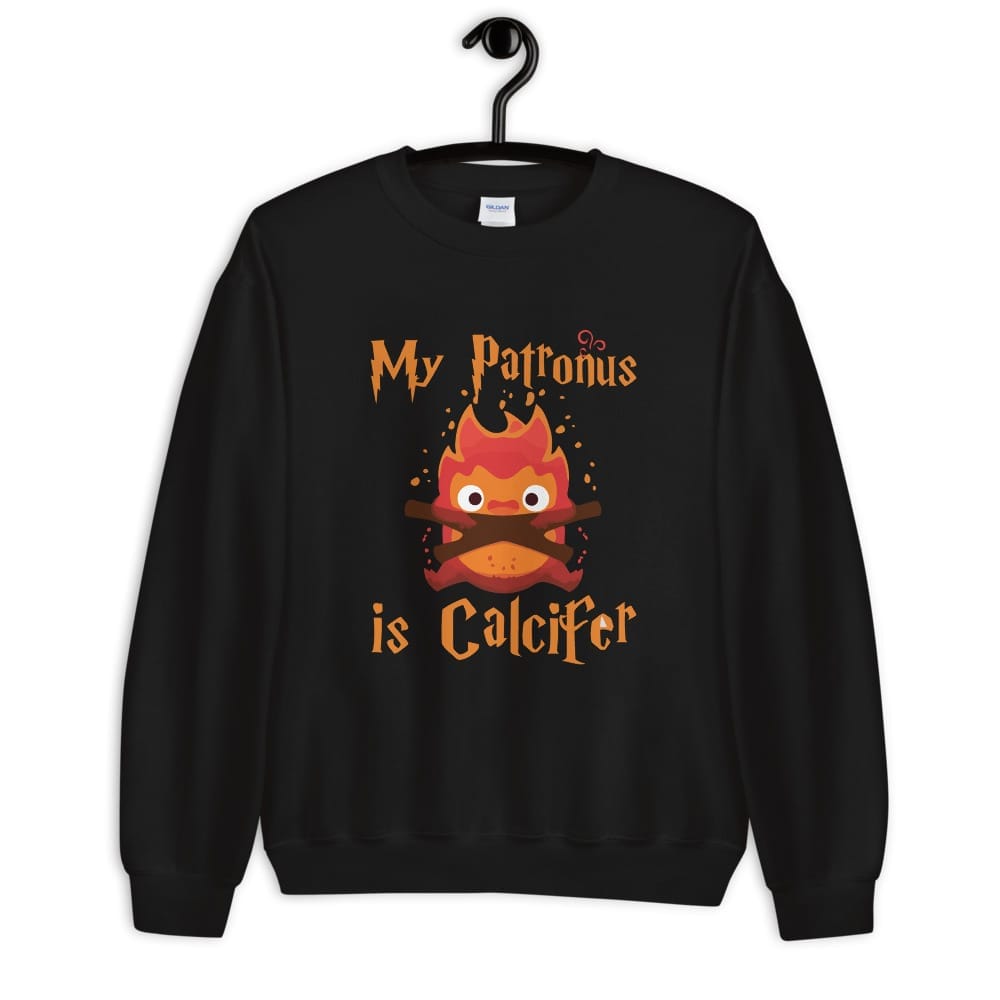 Howl’s Moving Castle – My Patronus is Calcifer Sweatshirt Unisex Ghibli Store ghibli.store