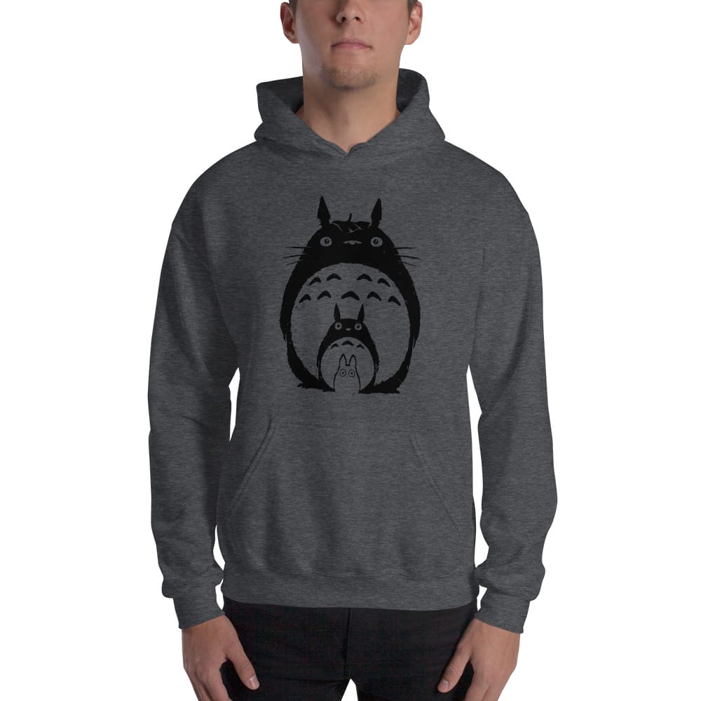 My Neighbor Totoro Black & White Hoodie Unisex - Ghibli Store