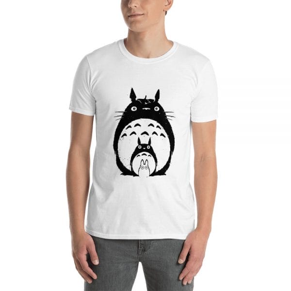 My Neighbor Totoro Black & White T Shirt Unisex Ghibli Store ghibli.store