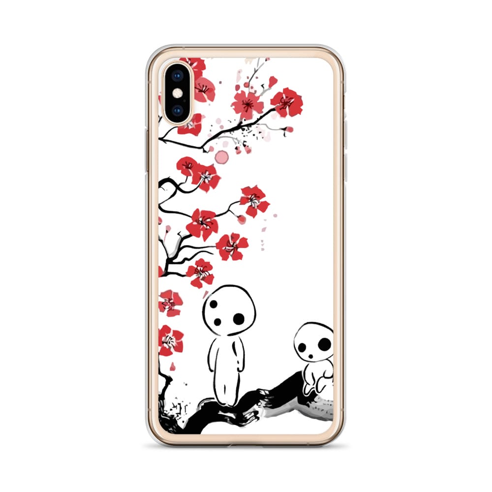 كوريك Princess Mononoke - Tree Spirits on the Cherry Blossom iPhone Case ... coque iphone 11 Princess Mononoke Noveau