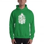 Ghibli Movie Characters Compilation in Black and White Hoodie Unisex Ghibli Store ghibli.store