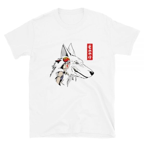 Princess Mononoke – San and The Wolf T Shirt Unisex Ghibli Store ghibli.store