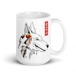 Princess Mononoke – San and The Wolf Mug