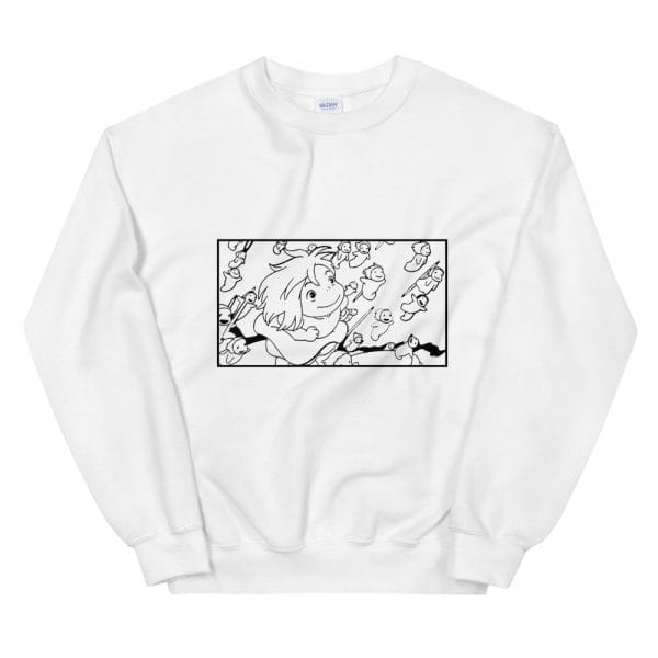 Ponyo – Freedom Sketch Unisex Sweatshirt Ghibli Store ghibli.store