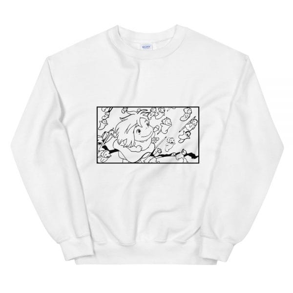 Ponyo – Freedom Sketch T Shirt Ghibli Store ghibli.store