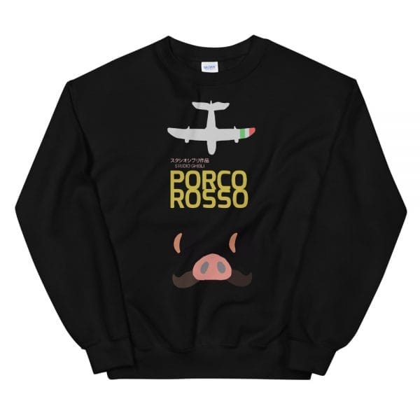 Porco Rosso Sweatshirt Unisex Ghibli Store ghibli.store