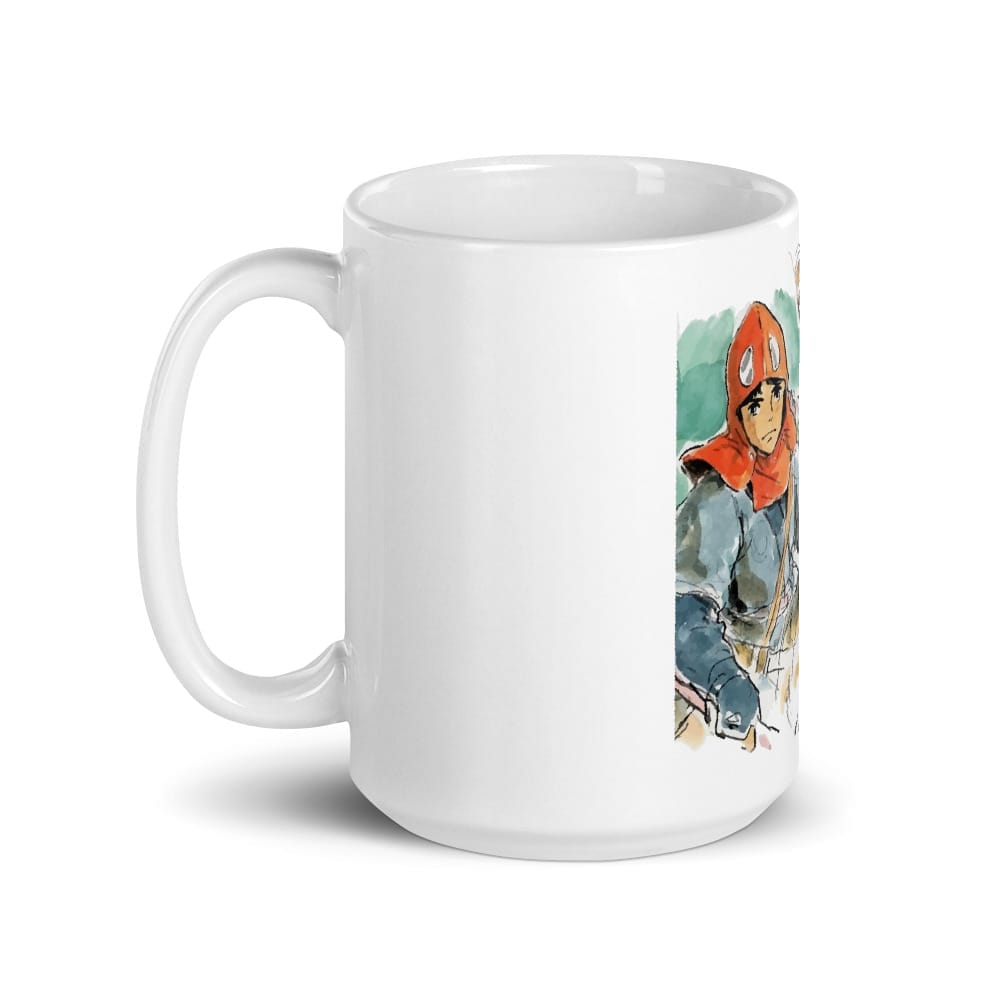 Princess Mononoke – Ashitaka Water Color Mug Ghibli Store ghibli.store