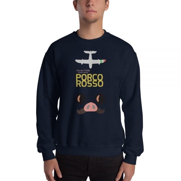 Porco Rosso Sweatshirt Unisex Ghibli Store ghibli.store