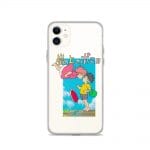 Ponyo On The Cliff By The Sea Poster iPhone Case Ghibli Store ghibli.store