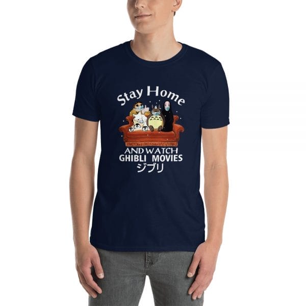 Stay Home and Watch Ghibli Movie T Shirt Unisex Ghibli Store ghibli.store