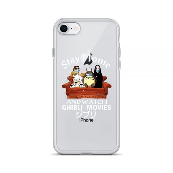 Stay Home and Watch Ghibli Movie iPhone Case Ghibli Store ghibli.store