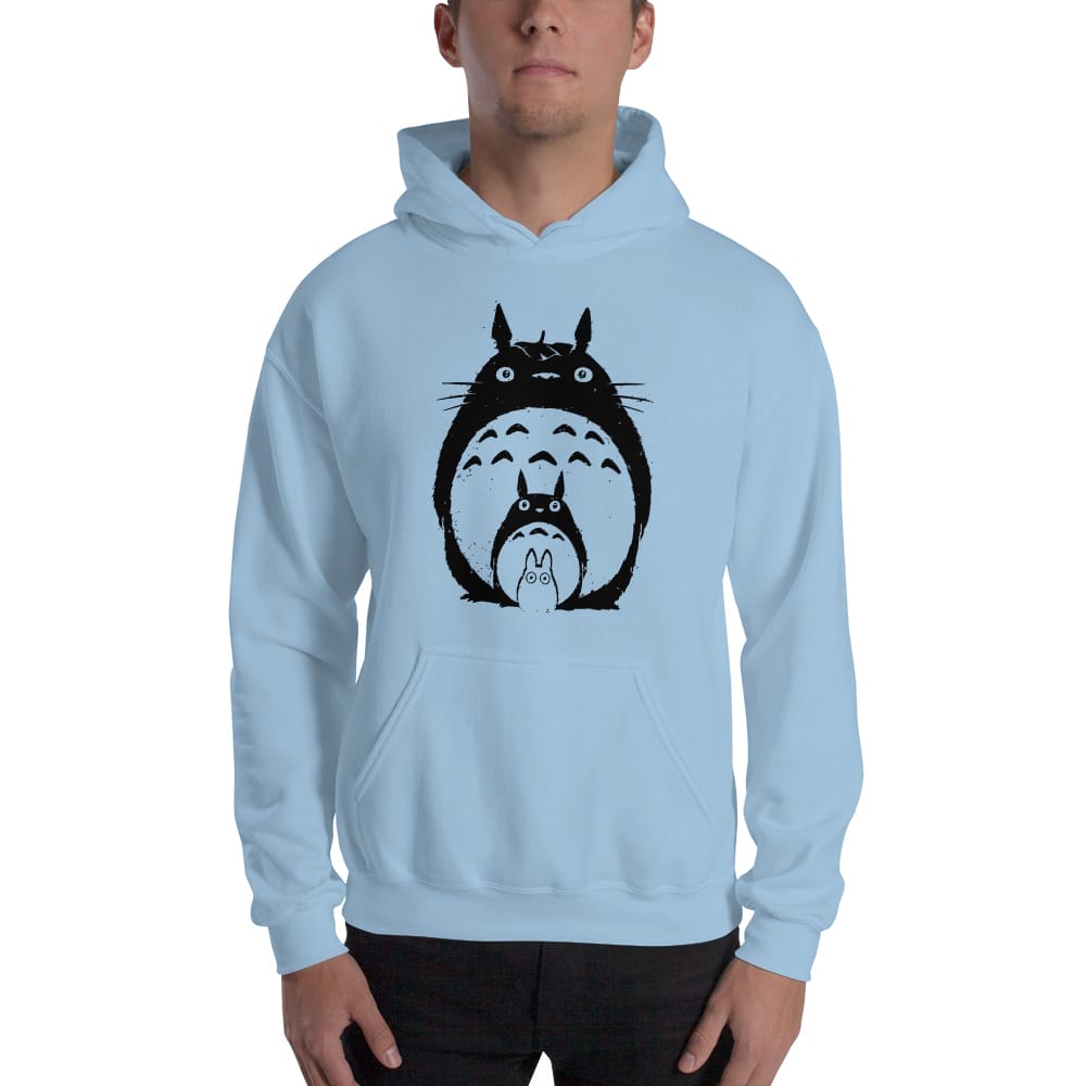 My Neighbor Totoro Black & White Hoodie Unisex - Ghibli Store