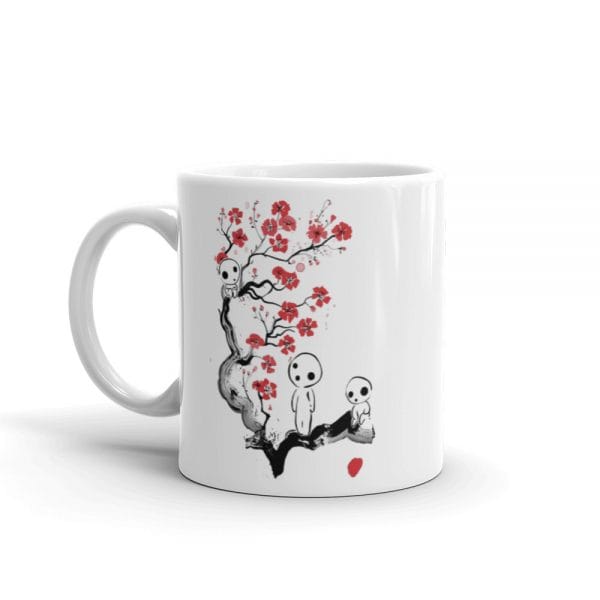 Princess Mononoke – Tree Spirits on the Cherry Blossom Coffee Mug Ghibli Store ghibli.store